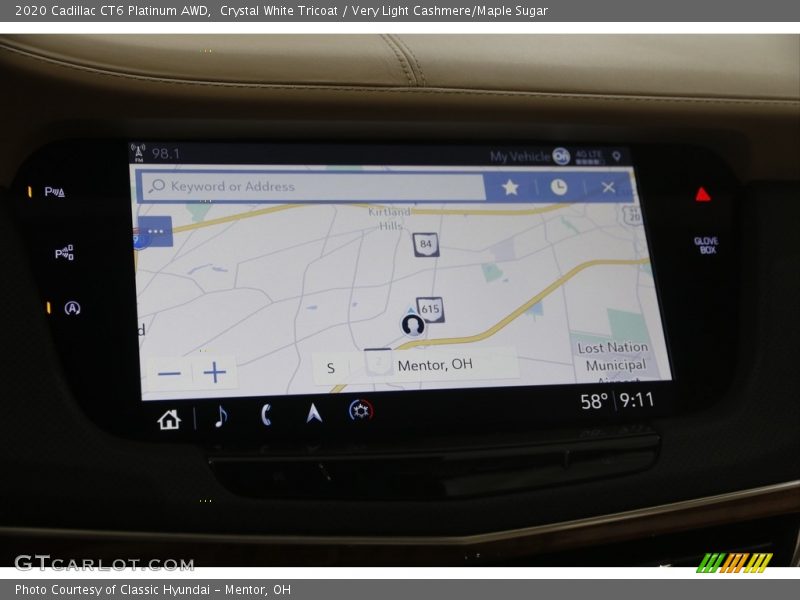 Navigation of 2020 CT6 Platinum AWD