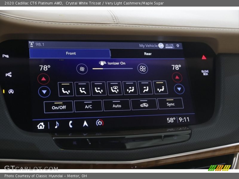Controls of 2020 CT6 Platinum AWD