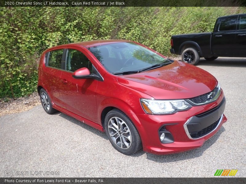 Cajun Red Tintcoat / Jet Black 2020 Chevrolet Sonic LT Hatchback