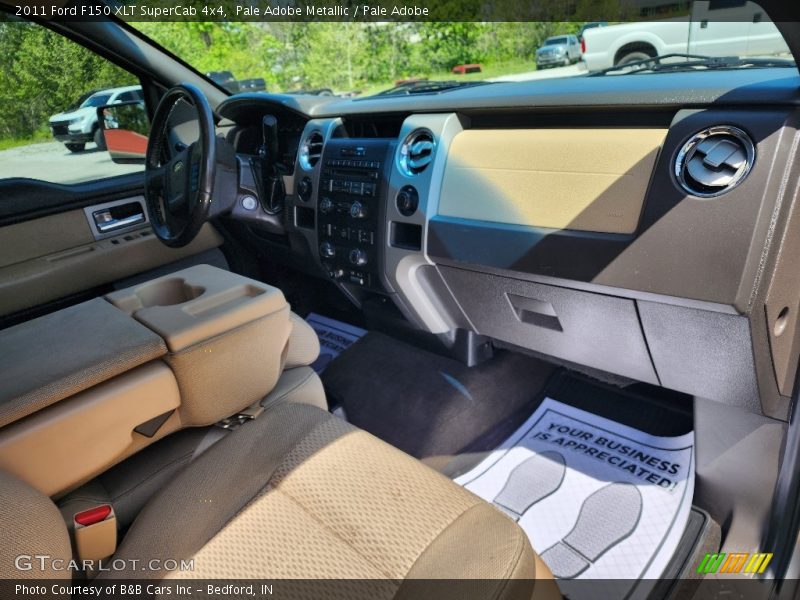 Pale Adobe Metallic / Pale Adobe 2011 Ford F150 XLT SuperCab 4x4