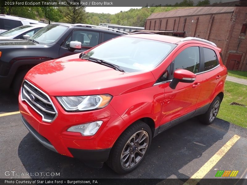 Race Red / Ebony Black 2019 Ford EcoSport Titanium 4WD
