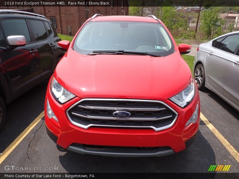 Race Red / Ebony Black 2019 Ford EcoSport Titanium 4WD