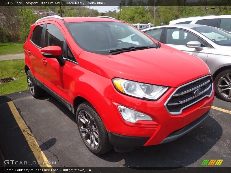 Race Red / Ebony Black 2019 Ford EcoSport Titanium 4WD