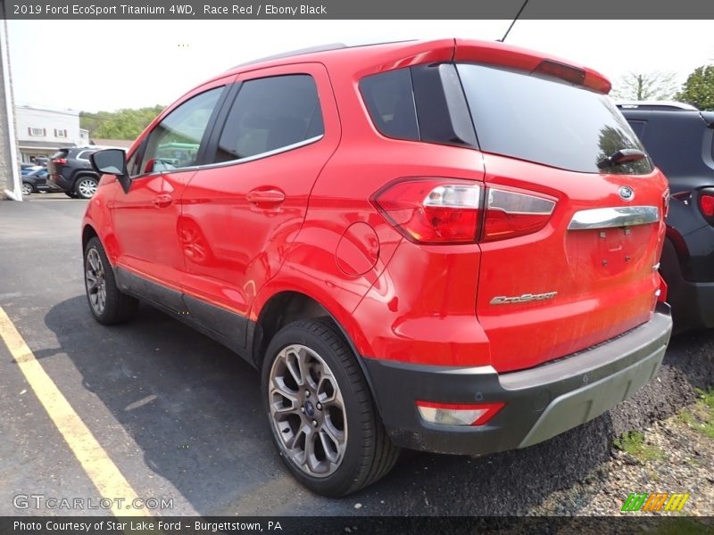 Race Red / Ebony Black 2019 Ford EcoSport Titanium 4WD