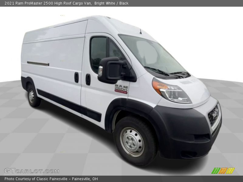 Bright White / Black 2021 Ram ProMaster 2500 High Roof Cargo Van