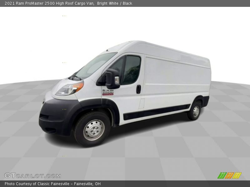 Bright White / Black 2021 Ram ProMaster 2500 High Roof Cargo Van