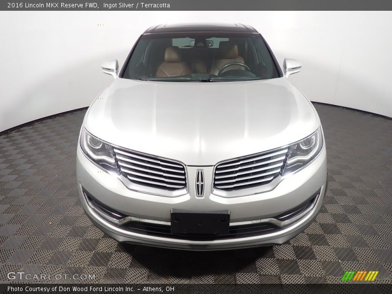 Ingot Silver / Terracotta 2016 Lincoln MKX Reserve FWD