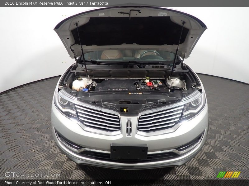 Ingot Silver / Terracotta 2016 Lincoln MKX Reserve FWD