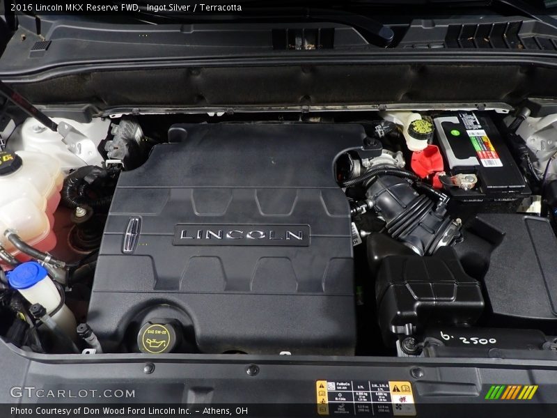  2016 MKX Reserve FWD Engine - 3.7 Liter DOHC 24-Valve Ti-VCT V6