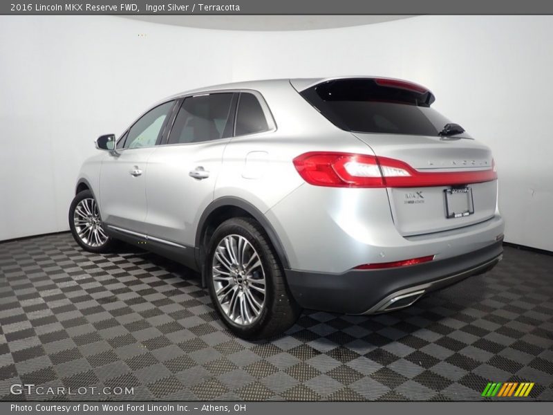 Ingot Silver / Terracotta 2016 Lincoln MKX Reserve FWD