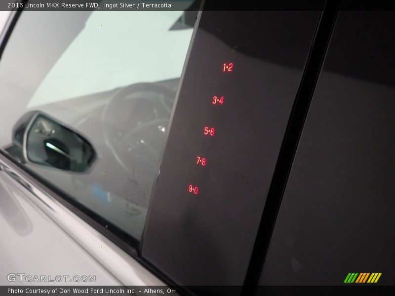 Ingot Silver / Terracotta 2016 Lincoln MKX Reserve FWD
