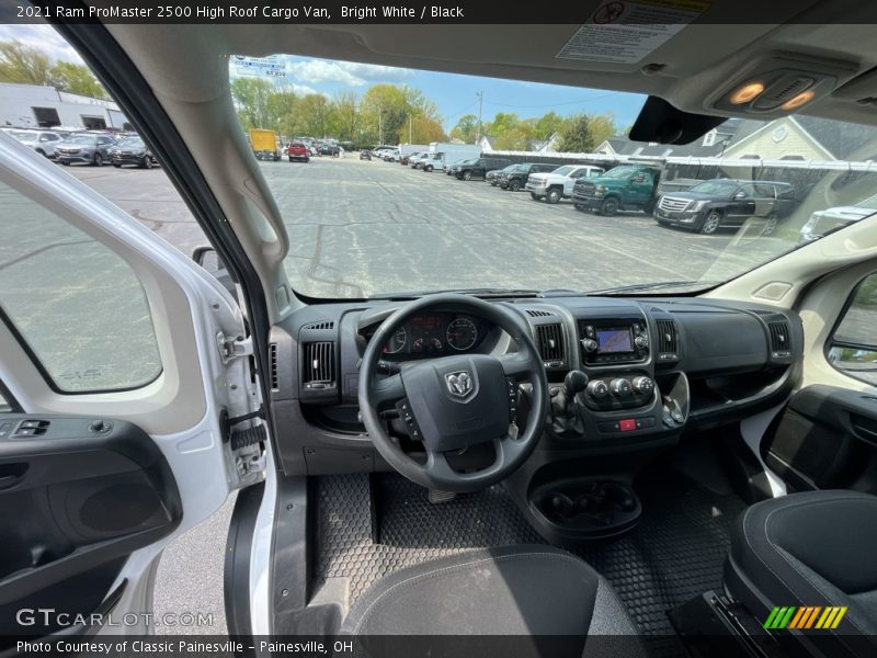 Bright White / Black 2021 Ram ProMaster 2500 High Roof Cargo Van