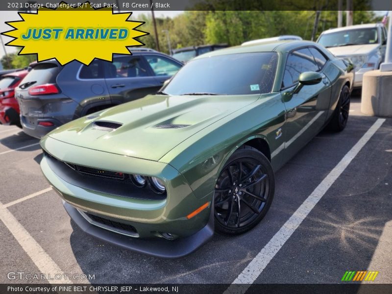 F8 Green / Black 2021 Dodge Challenger R/T Scat Pack