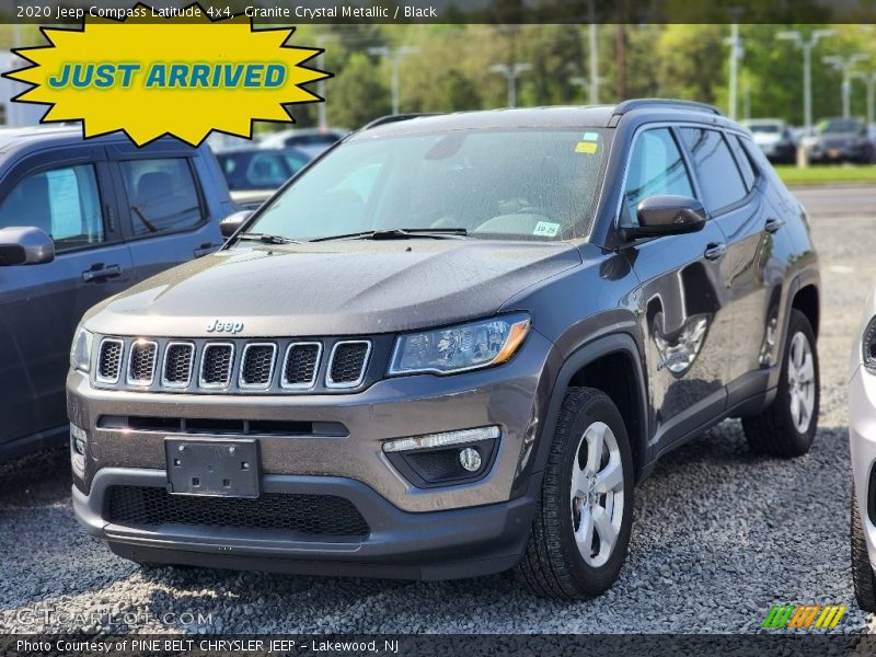 Granite Crystal Metallic / Black 2020 Jeep Compass Latitude 4x4