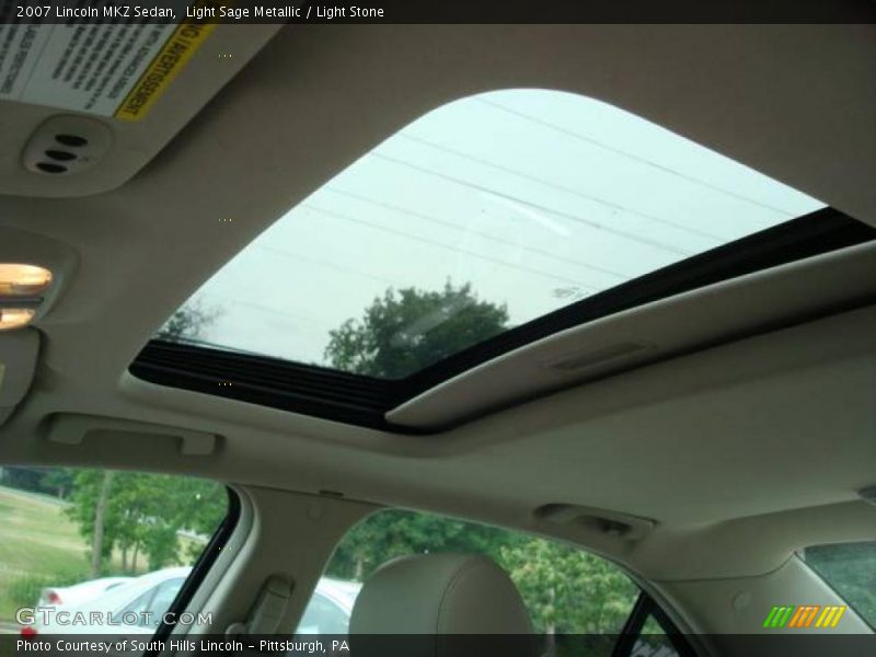 Light Sage Metallic / Light Stone 2007 Lincoln MKZ Sedan