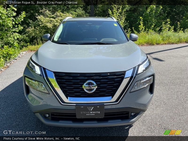 Boulder Gray Pearl / Charcoal 2021 Nissan Rogue SL