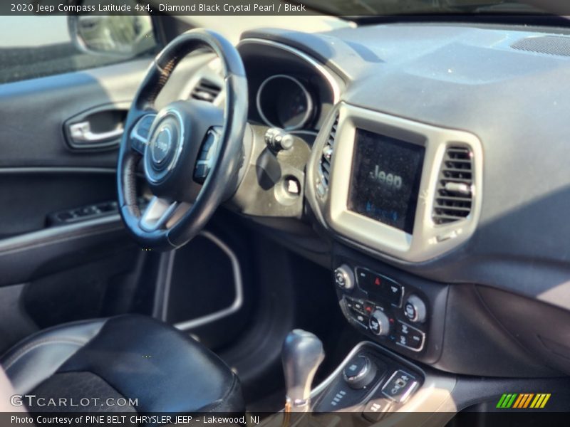 Diamond Black Crystal Pearl / Black 2020 Jeep Compass Latitude 4x4