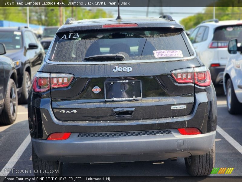 Diamond Black Crystal Pearl / Black 2020 Jeep Compass Latitude 4x4
