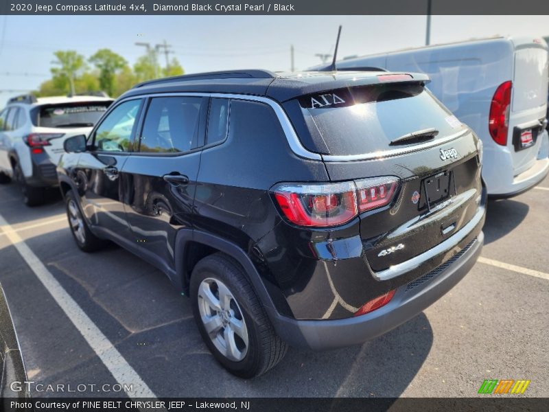 Diamond Black Crystal Pearl / Black 2020 Jeep Compass Latitude 4x4
