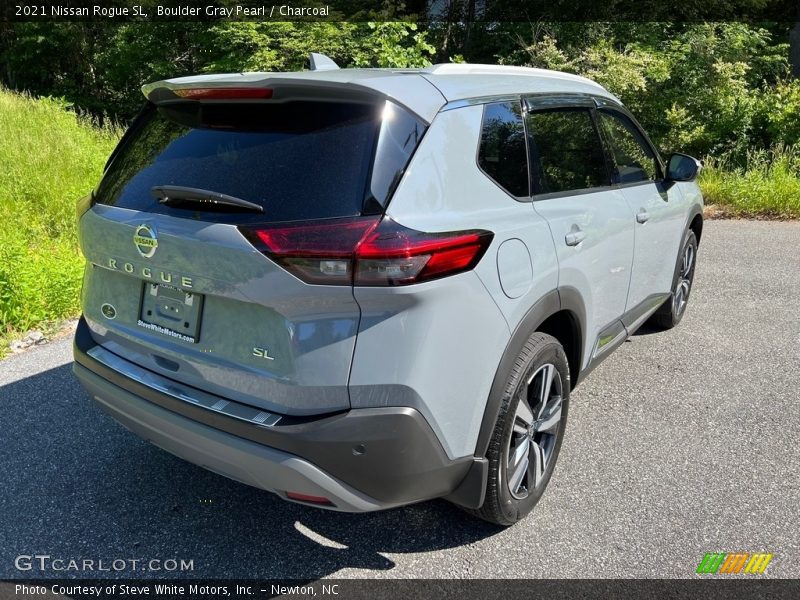 Boulder Gray Pearl / Charcoal 2021 Nissan Rogue SL