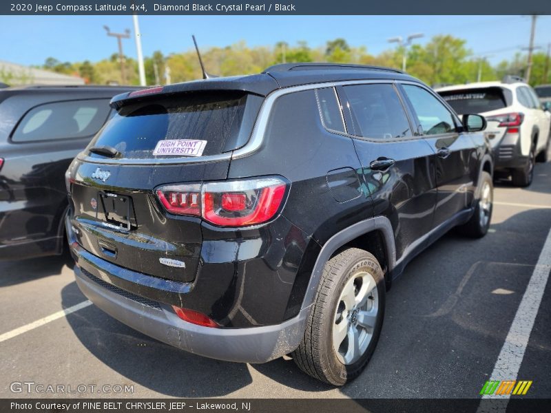 Diamond Black Crystal Pearl / Black 2020 Jeep Compass Latitude 4x4