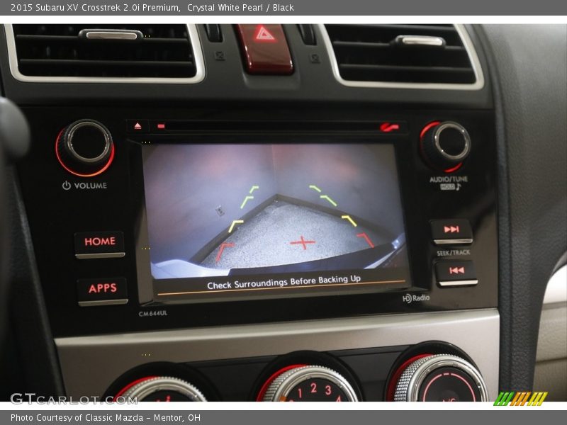 Crystal White Pearl / Black 2015 Subaru XV Crosstrek 2.0i Premium
