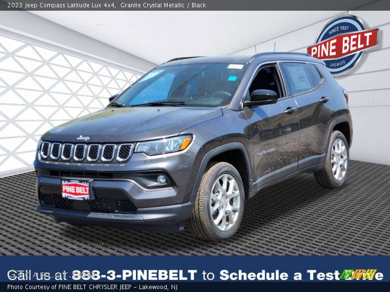 Granite Crystal Metallic / Black 2023 Jeep Compass Latitude Lux 4x4