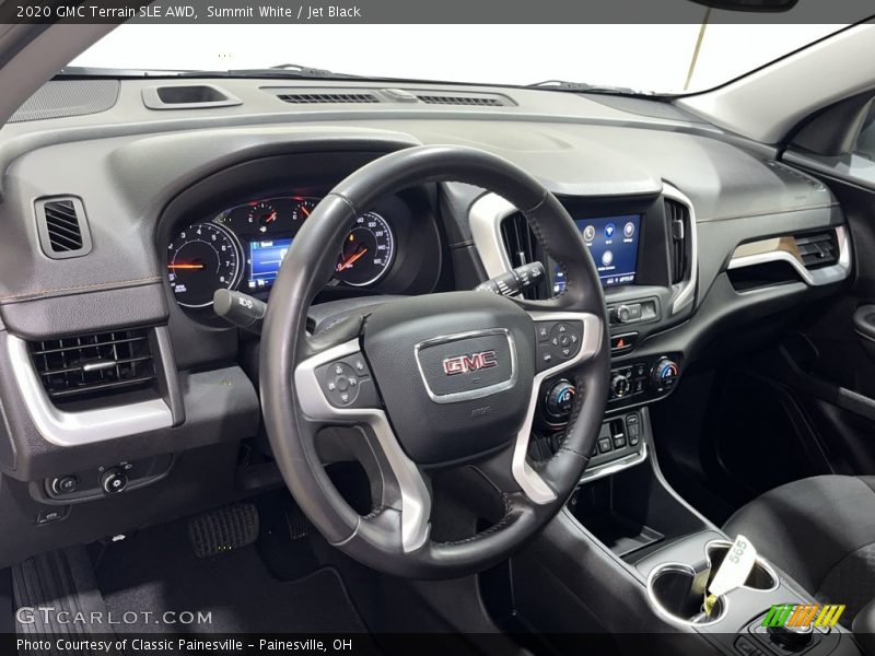 Summit White / Jet Black 2020 GMC Terrain SLE AWD