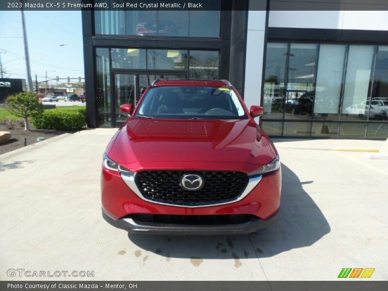 Soul Red Crystal Metallic / Black 2023 Mazda CX-5 S Premium AWD