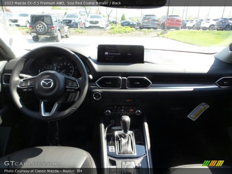 Soul Red Crystal Metallic / Black 2023 Mazda CX-5 S Premium AWD