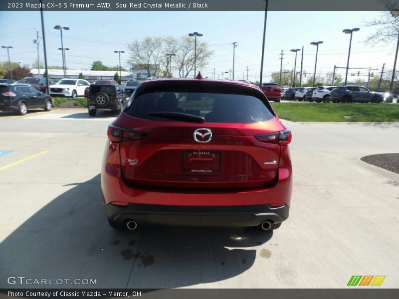 Soul Red Crystal Metallic / Black 2023 Mazda CX-5 S Premium AWD