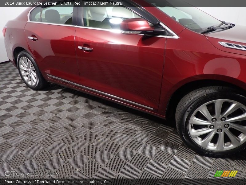 Crystal Red Tintcoat / Light Neutral 2014 Buick LaCrosse Leather