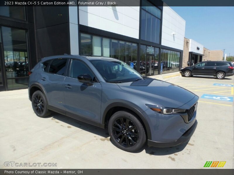 Polymetal Gray / Black 2023 Mazda CX-5 S Carbon Edition AWD