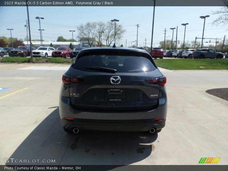 Polymetal Gray / Black 2023 Mazda CX-5 S Carbon Edition AWD