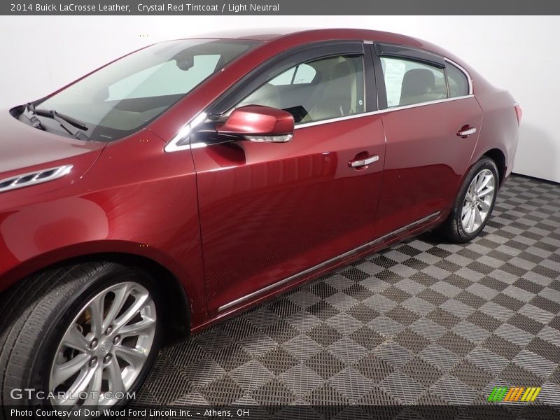 Crystal Red Tintcoat / Light Neutral 2014 Buick LaCrosse Leather