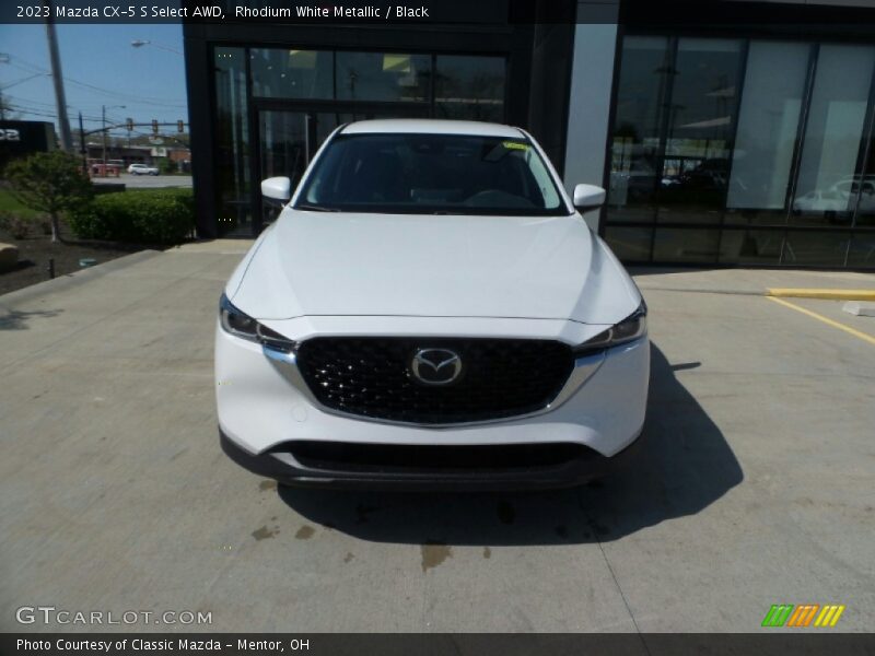 Rhodium White Metallic / Black 2023 Mazda CX-5 S Select AWD