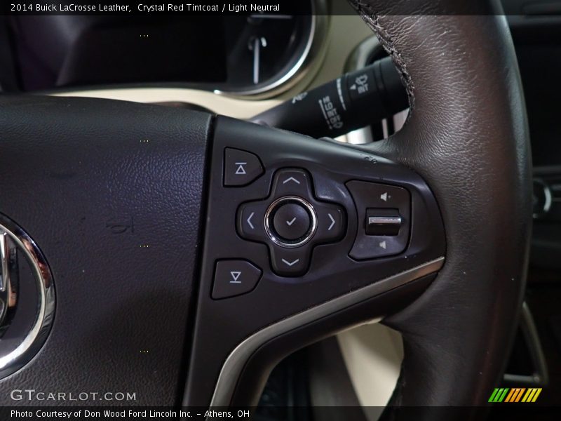 Crystal Red Tintcoat / Light Neutral 2014 Buick LaCrosse Leather