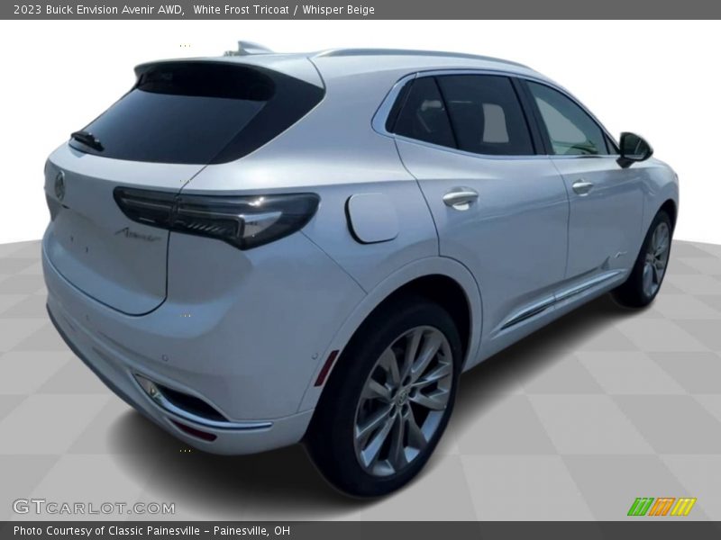 White Frost Tricoat / Whisper Beige 2023 Buick Envision Avenir AWD