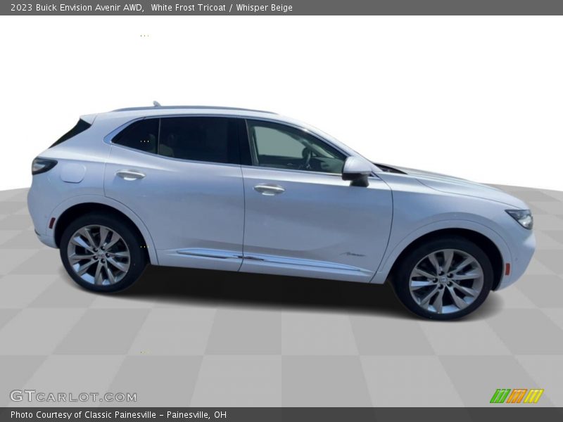 White Frost Tricoat / Whisper Beige 2023 Buick Envision Avenir AWD