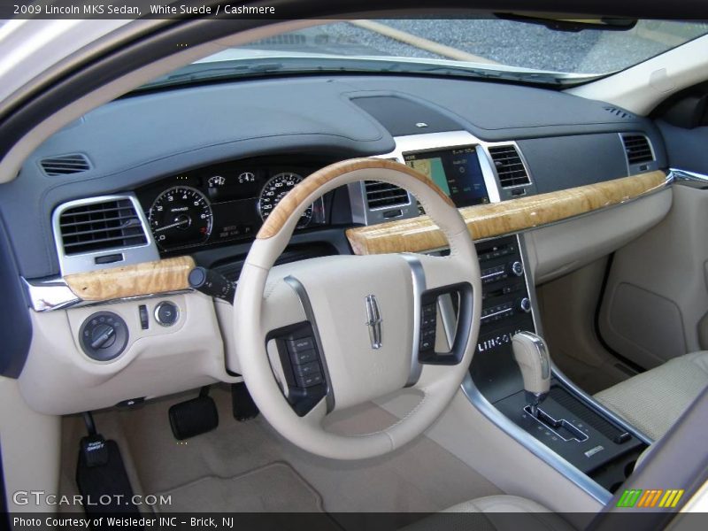 White Suede / Cashmere 2009 Lincoln MKS Sedan