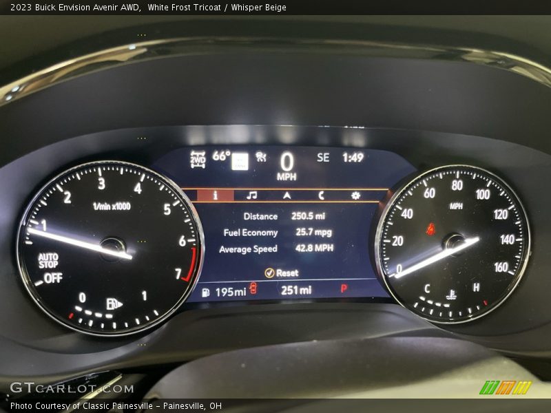 White Frost Tricoat / Whisper Beige 2023 Buick Envision Avenir AWD