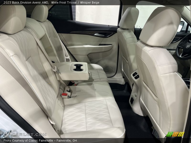 White Frost Tricoat / Whisper Beige 2023 Buick Envision Avenir AWD