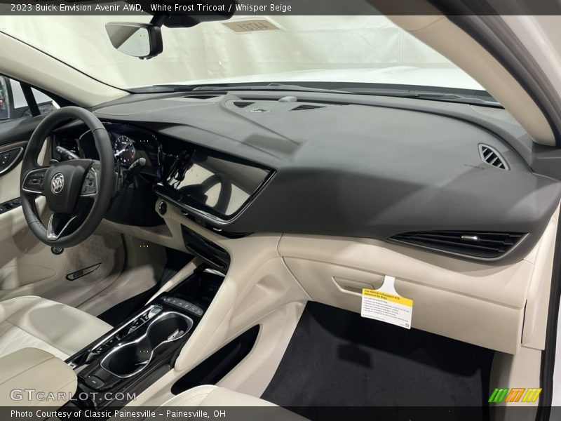 White Frost Tricoat / Whisper Beige 2023 Buick Envision Avenir AWD