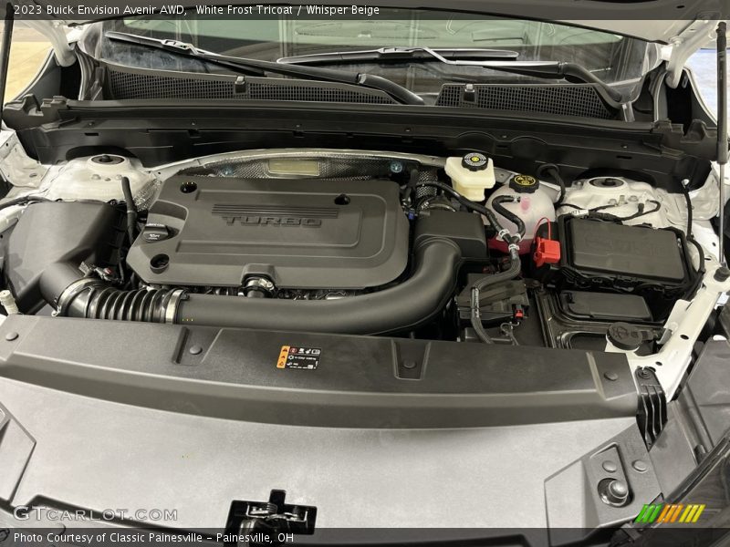 White Frost Tricoat / Whisper Beige 2023 Buick Envision Avenir AWD