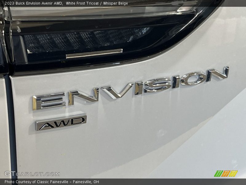 White Frost Tricoat / Whisper Beige 2023 Buick Envision Avenir AWD