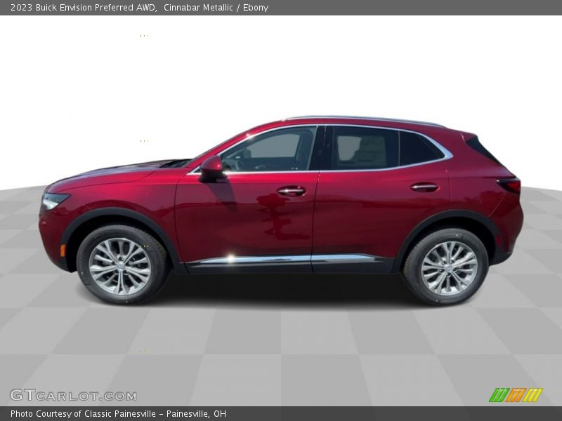 Cinnabar Metallic / Ebony 2023 Buick Envision Preferred AWD