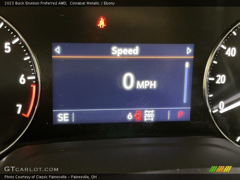 Cinnabar Metallic / Ebony 2023 Buick Envision Preferred AWD