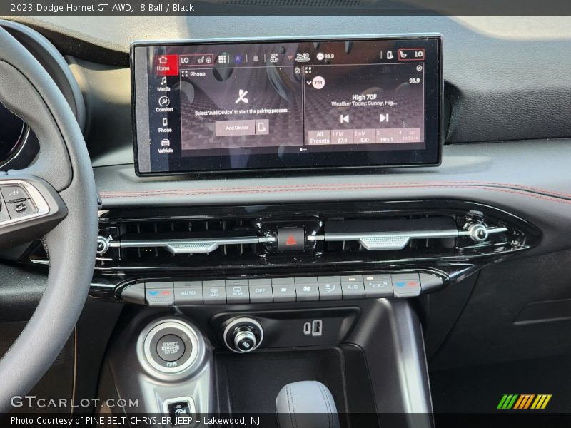 Controls of 2023 Hornet GT AWD