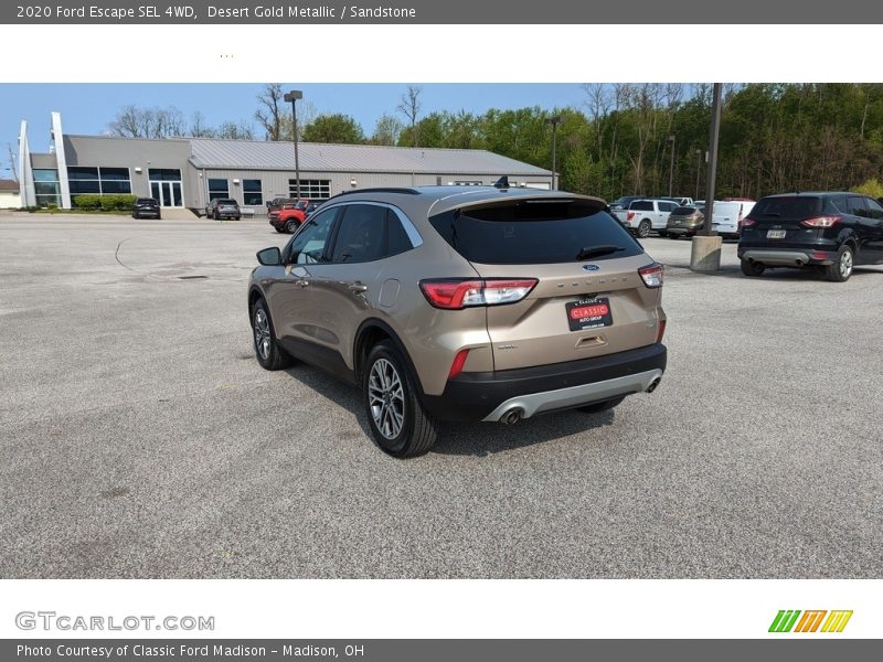 Desert Gold Metallic / Sandstone 2020 Ford Escape SEL 4WD