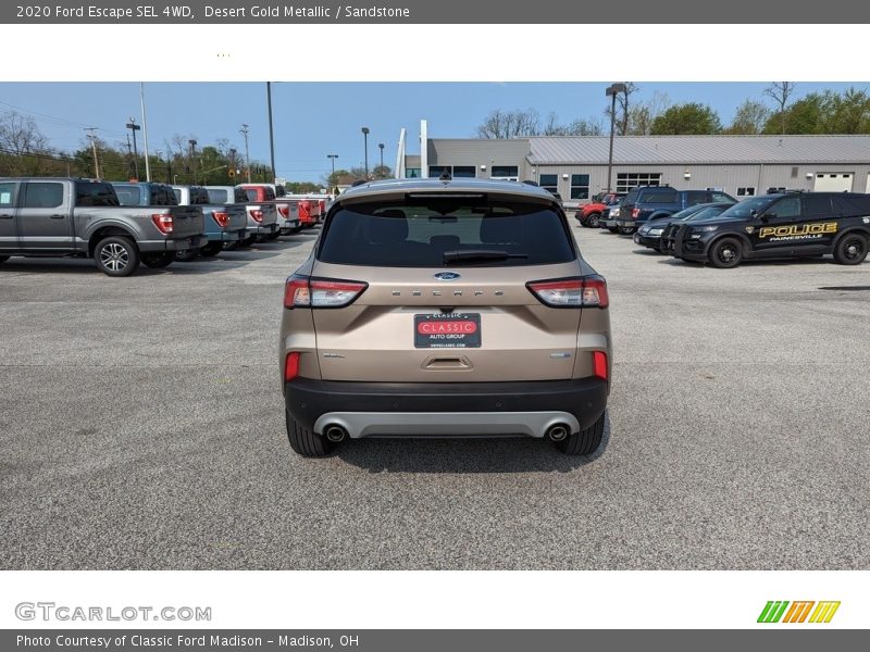 Desert Gold Metallic / Sandstone 2020 Ford Escape SEL 4WD